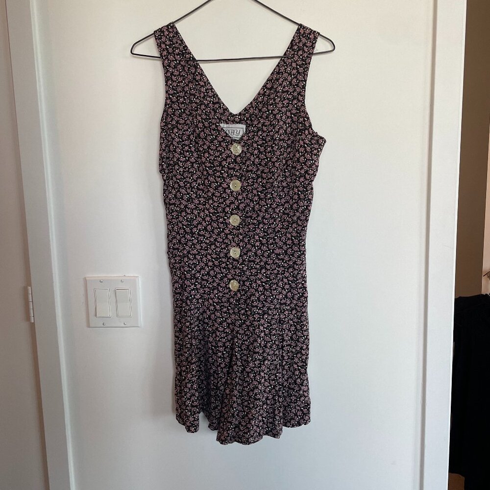 Vintage 90s Grunge Sleeveless Shorts Romper